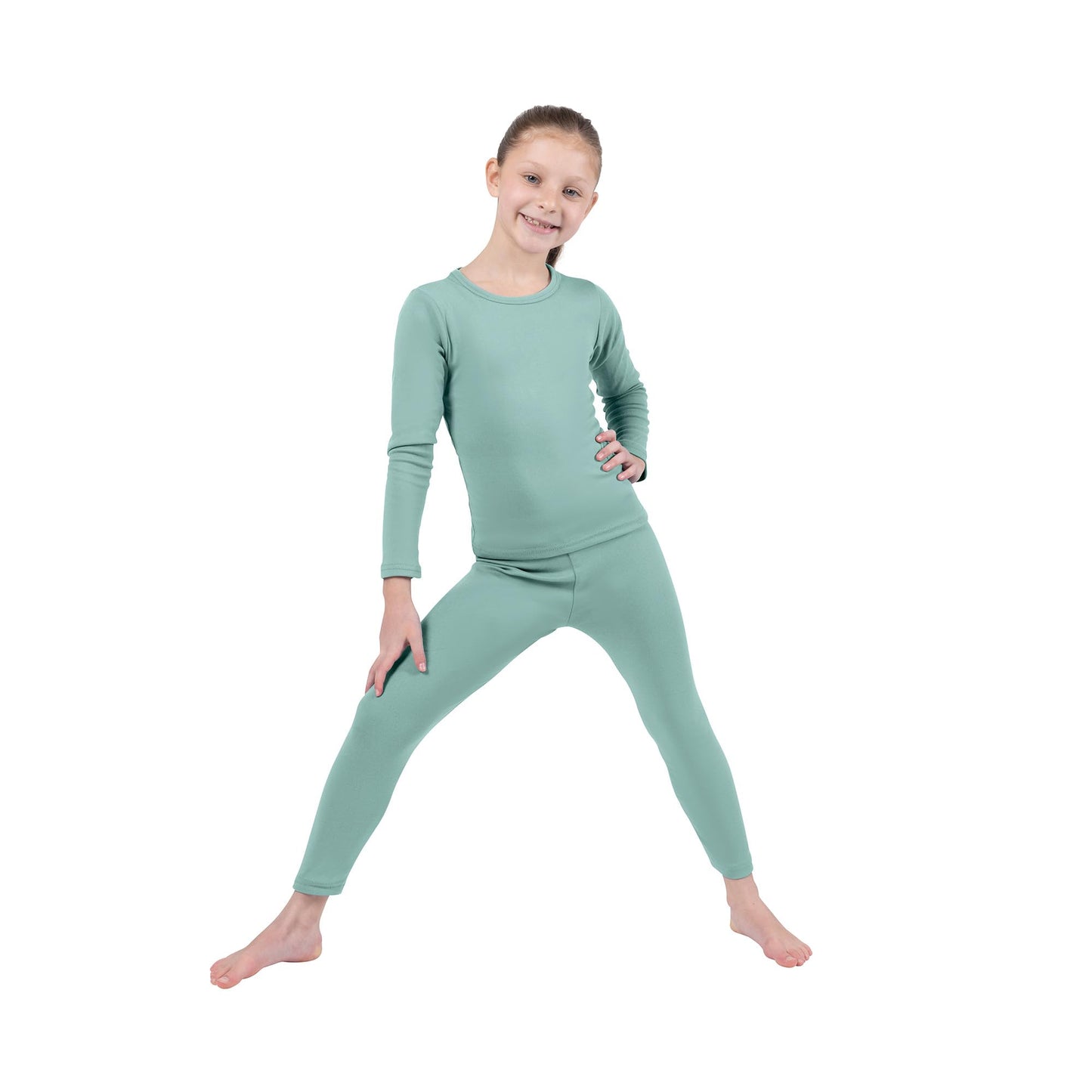 Kickoff Mock Merino Wool, Girl's Thermal Underwear Long Johns