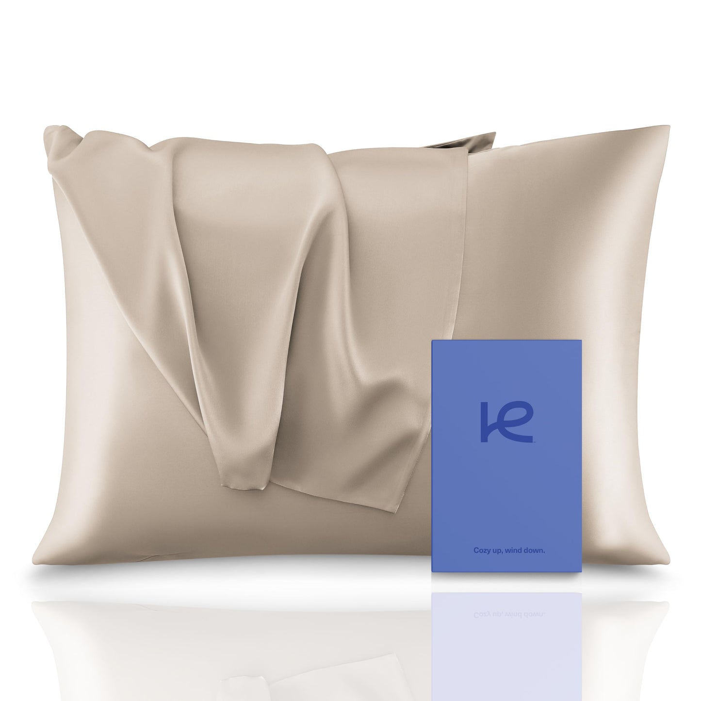 Kickoff 100% Natural Organic Mulberry Soft Silk Cooling Pillowcase, Highest 6A+ Grade 22 Momme