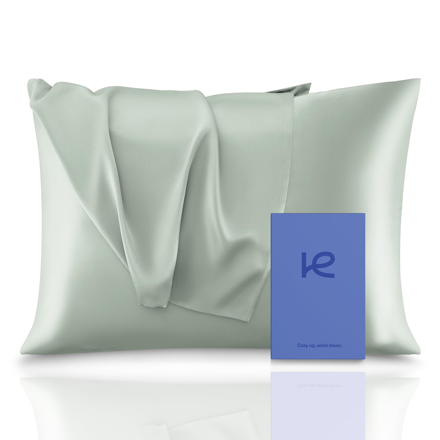 Kickoff 100% Natural Organic Mulberry Soft Silk Cooling Pillowcase, Highest 6A+ Grade 22 Momme