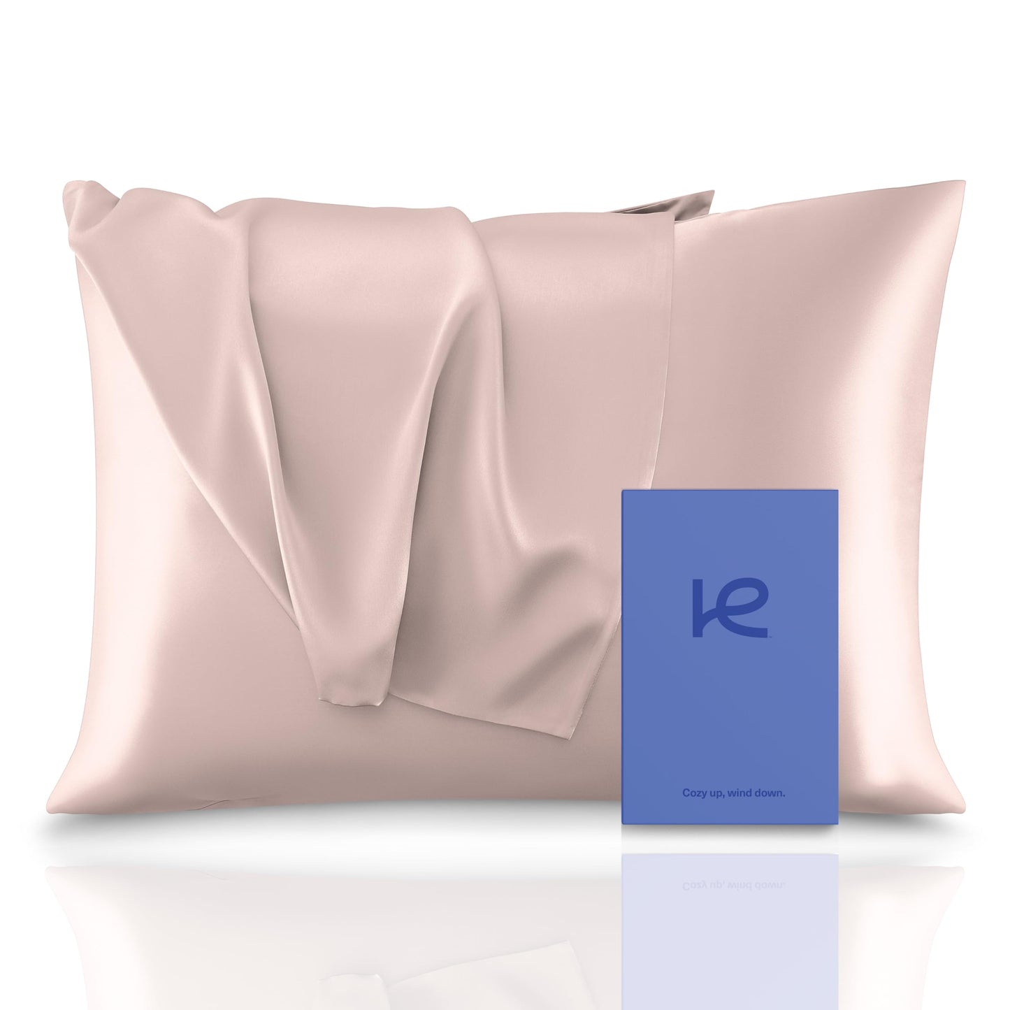 Kickoff 100% Natural Organic Mulberry Soft Silk Cooling Pillowcase, Highest 6A+ Grade 22 Momme